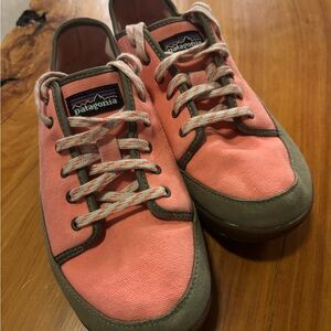 Patagonia Coral and Olive Casual Shoes